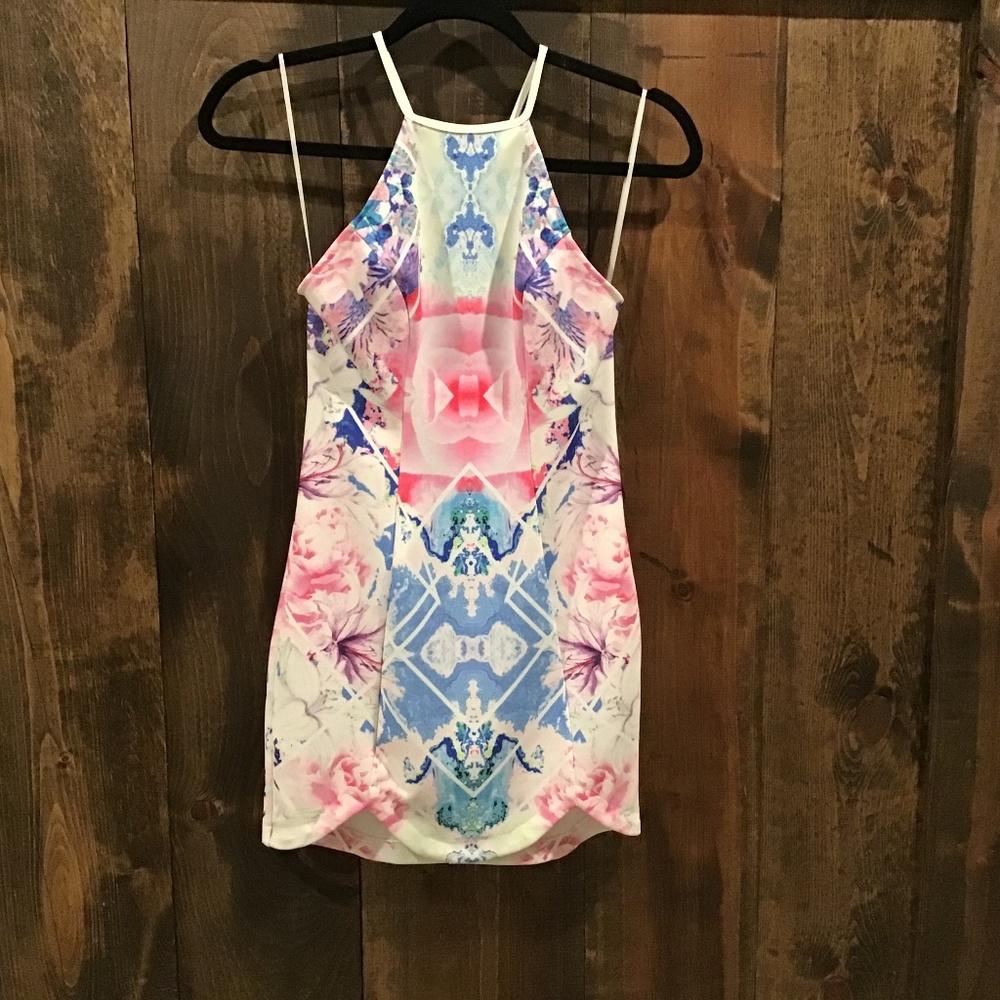 RUMOR Boutique Rose print dress
